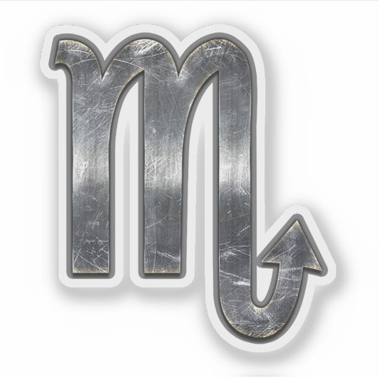 Scorpio Zodiac Sign Aufkleber (Vorderseite)
