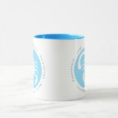 Scorpio Zodiac Sign Blau Tasse (Zentrum)