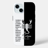 Scorpio Zodiac Sign Case-Mate iPhone Hülle (Rückseite)