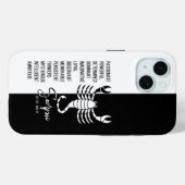 Scorpio Zodiac Sign Case-Mate iPhone Hülle (Rückseite (Horizontal))