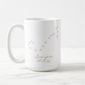 Scorpio Zodiac Sign Custom Birthday Mug Kaffeetasse (Links)