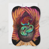 Scorpio Zodiac Sign Einladung (Vorderseite)
