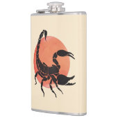 Scorpio Zodiac Sign Flachmann (Links)