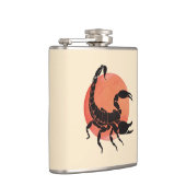 Scorpio Zodiac Sign Flachmann (Rechts)