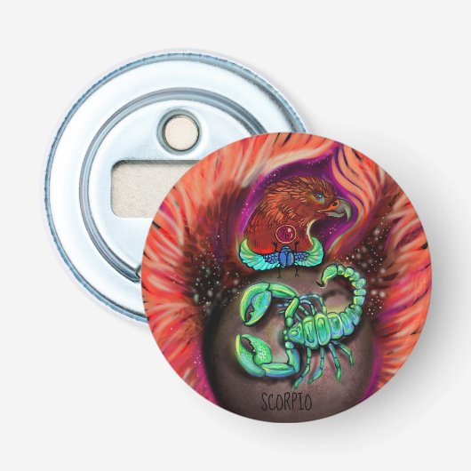 Scorpio Zodiac Sign Flaschenöffner (Vorderseite)