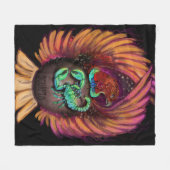 Scorpio Zodiac Sign Fleece Blanket (Vorderseite (Horizontal))