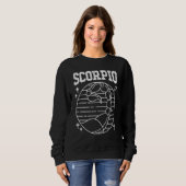 Scorpio Zodiac Sign Graphic 1 Sweatshirt (Vorne ganz)