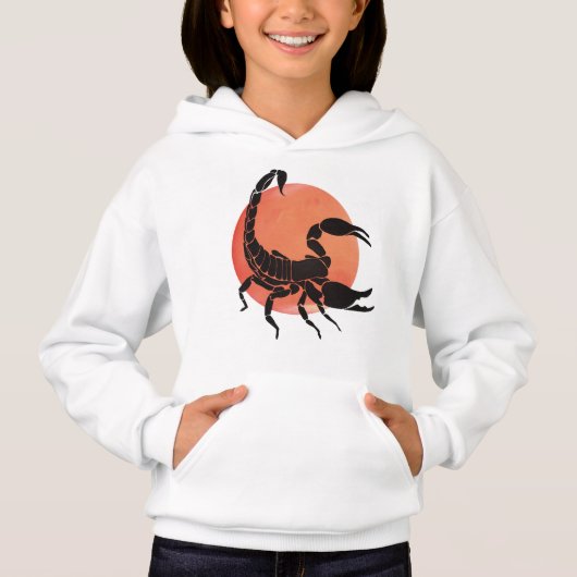 Scorpio Zodiac Sign Hoodie (Vorderseite)