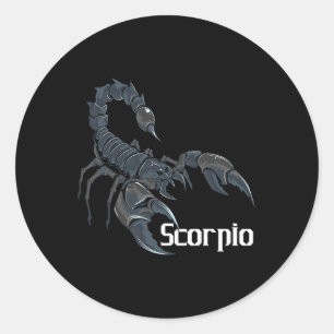 Scorpio Zodiac Sign Horoskop Lover Astrologe Runder Aufkleber