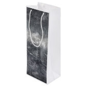 Scorpio Zodiac Sign in Grunge Distressed Style Geschenktüte Für Weinflaschen (Rückseite Schrägansicht)