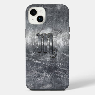 Scorpio Zodiac Sign in Grunge Distressed Style iPhone 14 Plus Hülle