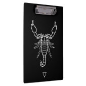 Scorpio Zodiac Sign Klemmbrett (Rechts)