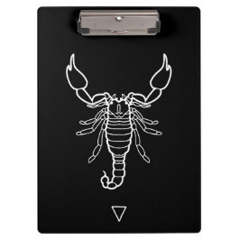 Scorpio Zodiac Sign Klemmbrett