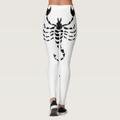 Scorpio Zodiac Sign Leggings (Rückseite)