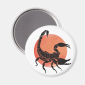 Scorpio Zodiac Sign Magnet (Vorderseite/Rückseite)
