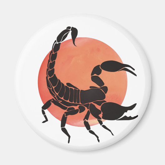 Scorpio Zodiac Sign Magnet (Vorne)