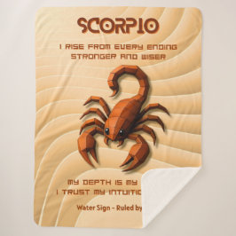 Scorpio Zodiac Sign Modern 3D Astrology Design Sherpadecke