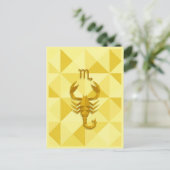 Scorpio Zodiac Sign Postkarte (Stehend Vorderseite)