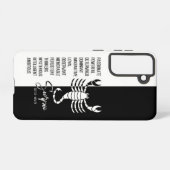 Scorpio Zodiac Sign Samsung Galaxy Hülle (Rückseite (Horizontal))