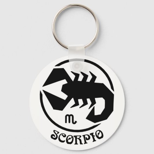 Scorpio Zodiac Sign Schlüsselanhänger (Vorderseite)