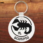 Scorpio Zodiac Sign Schlüsselanhänger (Vorderseite)