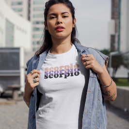 Scorpio Zodiac Sign | Schwarze Power T-Shirt