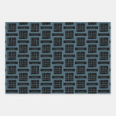 Scorpio Zodiac Sign Spaß Zitat Blue Text Geburtsta Geschenkpapier Set (Vorderseite)