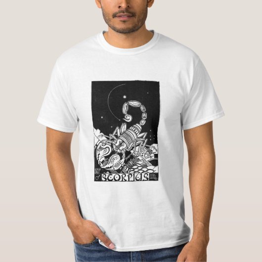 Scorpio Zodiac Sign T-Shirt (Vorderseite)