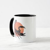 Scorpio Zodiac Sign Tasse (Vorderseite Links)