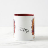 Scorpio Zodiac Sign Tasse (Zentrum)