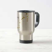 Scorpio Zodiac Sign Travel Coffee Mug Reisebecher (VorderseiteRechts)