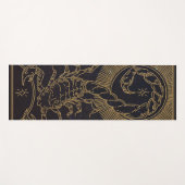 Scorpio Zodiac Sign Yoga Mat Yogamatte (Vorderseite (Horizontal))