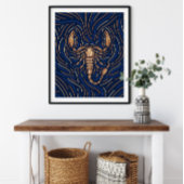 Scorpio Zodiac Sign | Zodiac Digital Print Poster