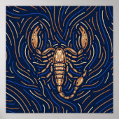 Scorpio Zodiac Sign | Zodiac Digital Print Poster (Vorne)
