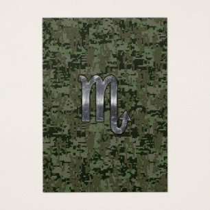 Scorpio Zodiac Signage Woodland Digitale Camouflag