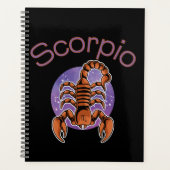 Scorpio Zodiac Signature Calendar Planer (Vorderseite)