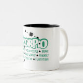 Scorpio Zodiac Signature Tasse (VorderseiteRechts)