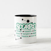 Scorpio Zodiac Signature Tasse (Mittel)