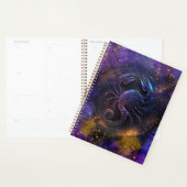 Scorpio Zodiac Signature Watercolor Design Planer (Anzeige)