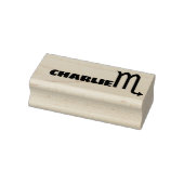 Scorpio Zodiac Signieren Cooler Personalisierter N Gummistempel (Stempel)