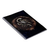 Scorpio Zodiac Spiral Notebook Notizblock (Rechte Seite)
