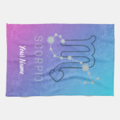 Scorpio Zodiac Star Sign Horoscope Constellation Geschirrtuch (Horizontal)