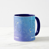 Scorpio Zodiac Star Sign Horoscope Constellation Tasse (VorderseiteRechts)