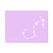 Scorpio Zodiac Star Sign Post-it Klebezettel