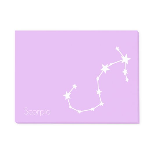 Scorpio Zodiac Star Sign Post-it Klebezettel