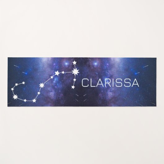 Scorpio Zodiac Star Sign Yoga Mat Yogamatte (Vorderseite (Horizontal))