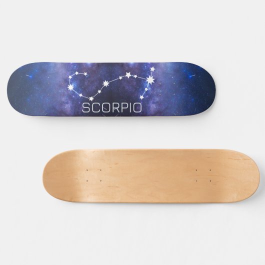 Scorpio Zodiac Star Skateboard (Horizontal)