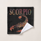 Scorpio Zodiac Symbol Badetuch Set (Waschlappen)