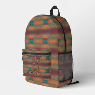 Scorpio Zodiac-Symbol Bedruckter Rucksack