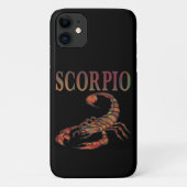Scorpio Zodiac Symbol Black iPhone Case (Rückseite)